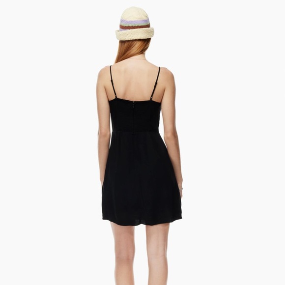 ARITZIA Jackson dress black spaghetti strap mini dress - Picture 2 of 7